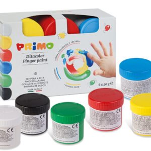 Primo Yıkanabilir Parmak Boyası 6x50 ml