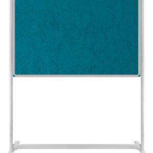 Tekerlekli Ayaklı Sabit Tek Taraflı Kumaş Kaplı Pano (120x200)