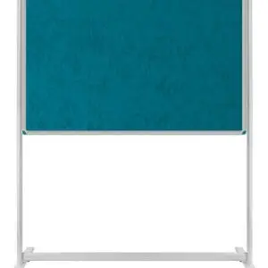 Tekerlekli Ayaklı Sabit Tek Taraflı Kumaş Kaplı Pano (120x200)