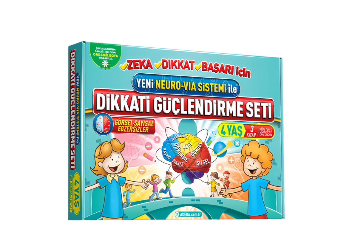 Adeda Dikkat Güçlendirme Seti 4 Yaş