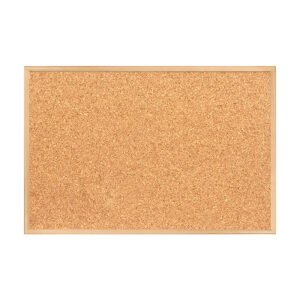 Panda Ahşap &Ccedil;er&ccedil;eveli Mantar Pano 30x45