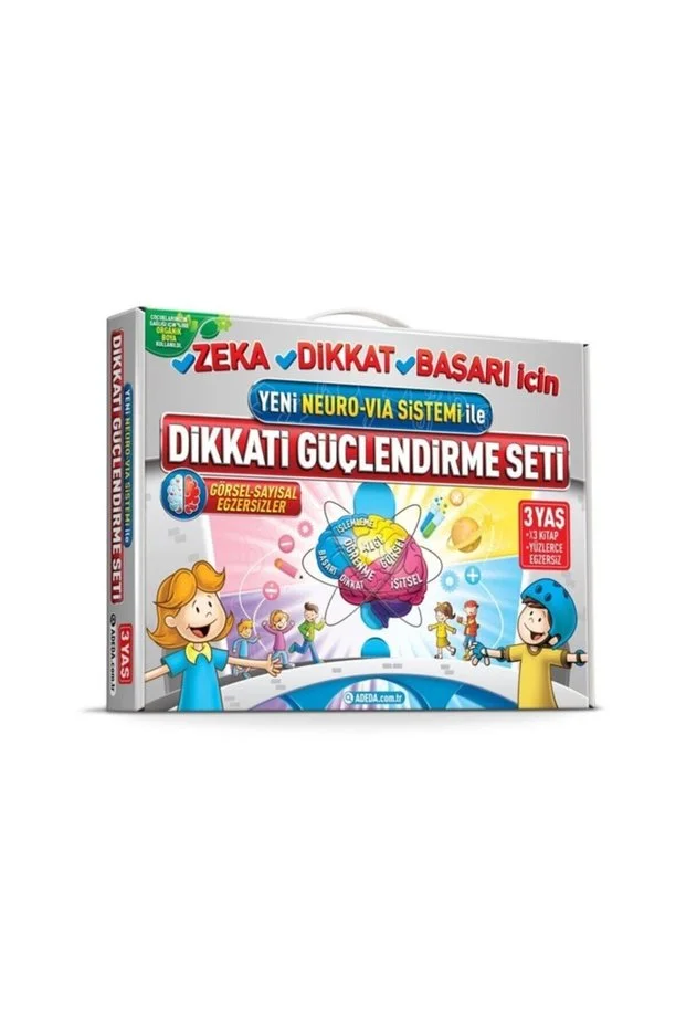 Adeda Dikkat Güçlendirme Seti 3 Yaş + Mısır Seven Mısırcı – görsel 1