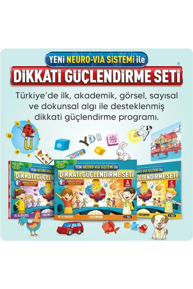 Adeda Dikkat Güçlendirme Seti 4 Yaş – görsel 2