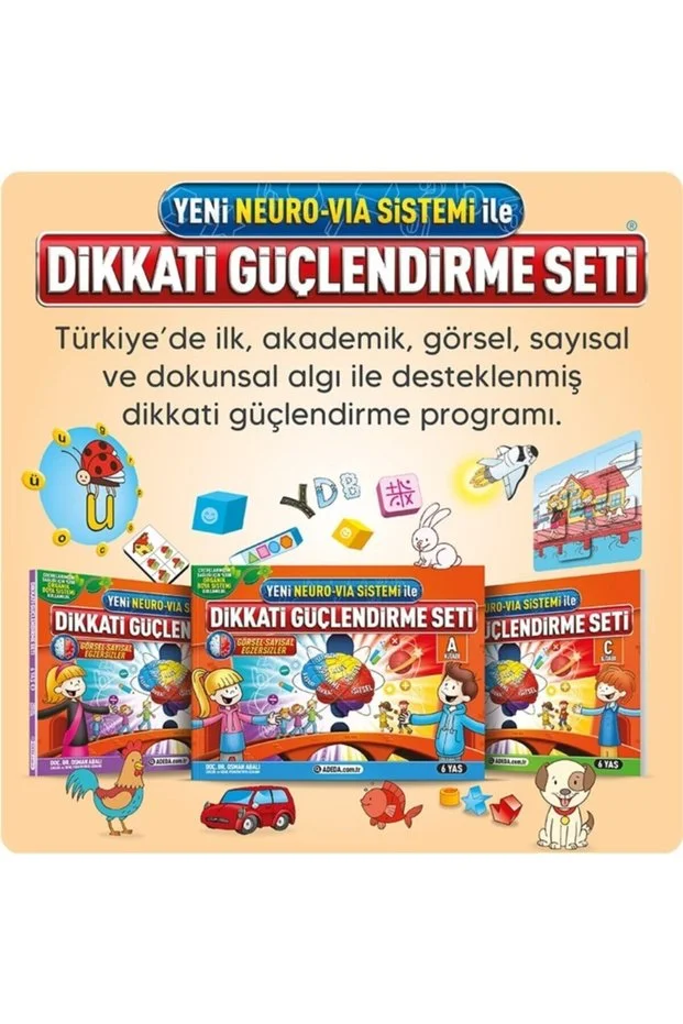 Adeda Dikkat Güçlendirme Seti 6 Yaş – görsel 2