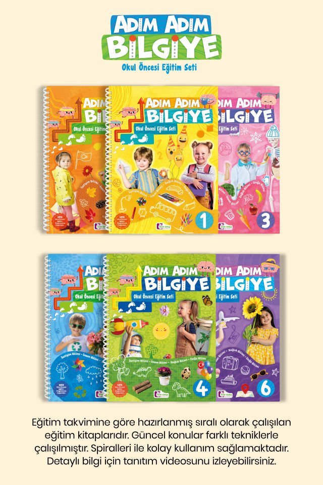 Adım Adım Bilgiye Eğitim Seti(48+)