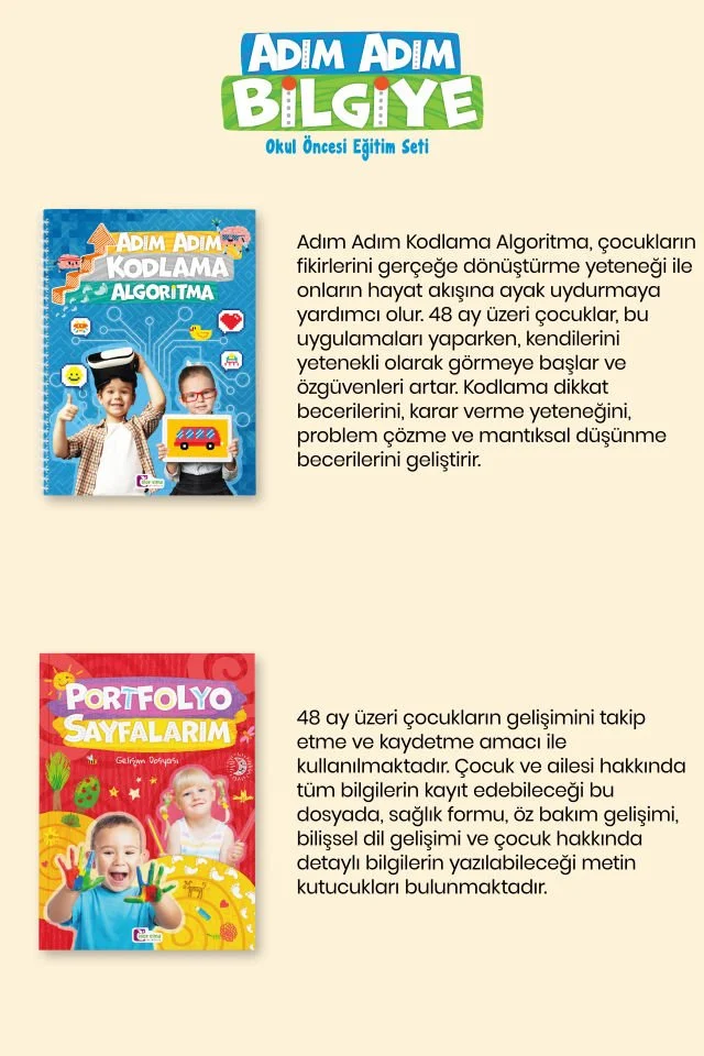 Adım Adım Bilgiye Eğitim Seti(48+)