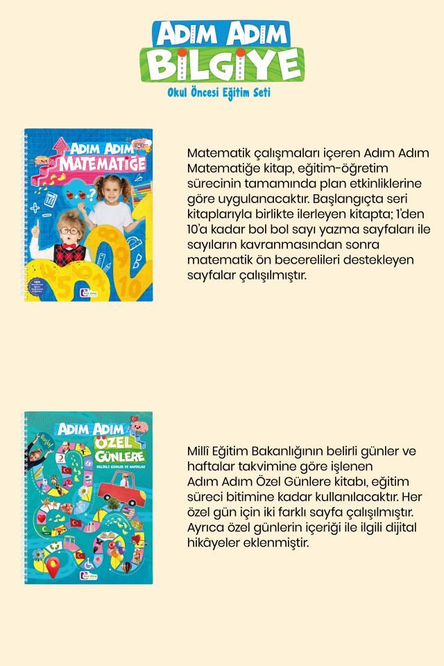 Adım Adım Bilgiye Eğitim Seti(48+)