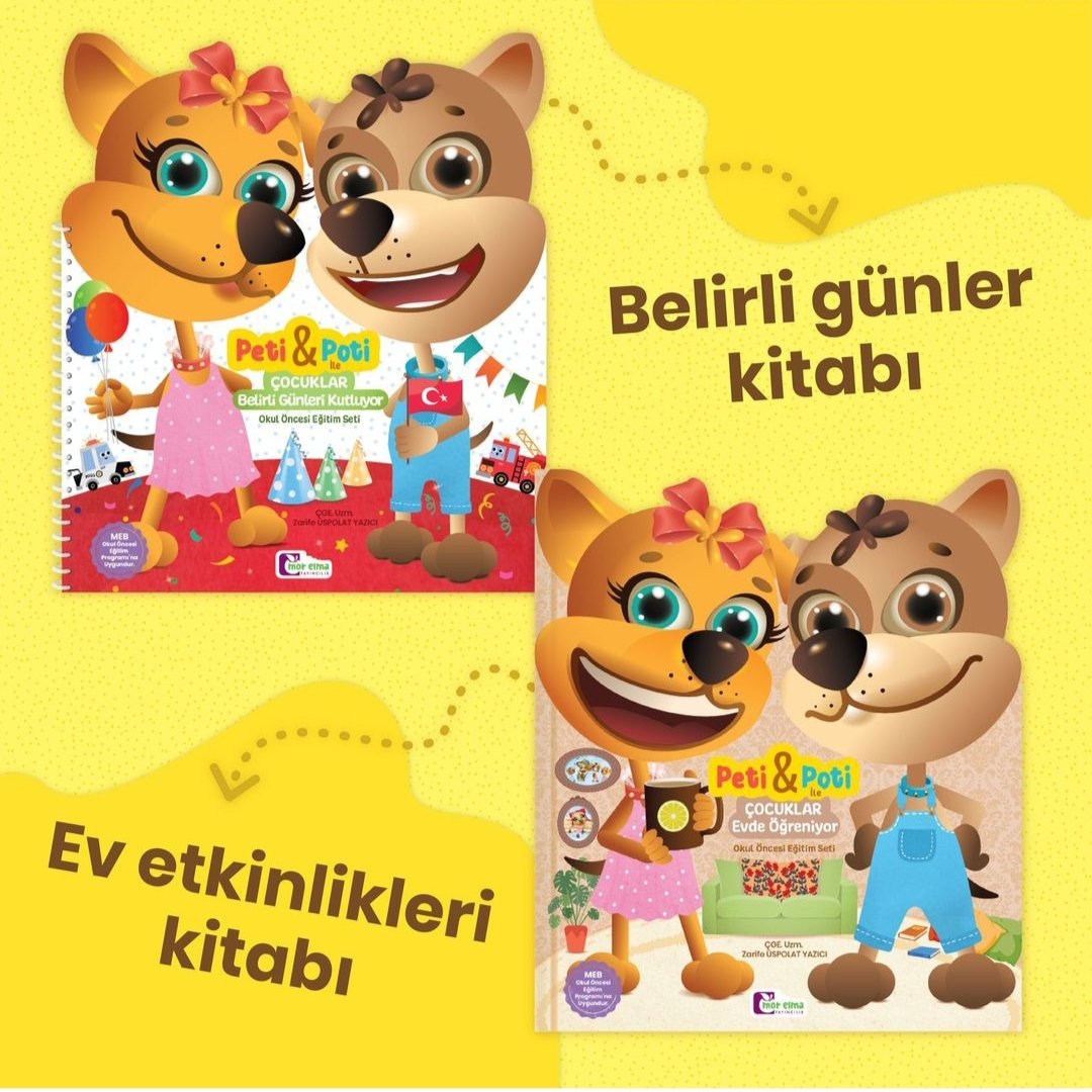 Peti ile Poti Çocuklarla Okulda