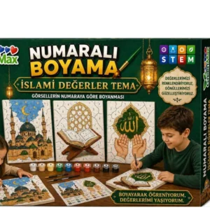 GreenMax Numaralı Boyama — İslami Değerler