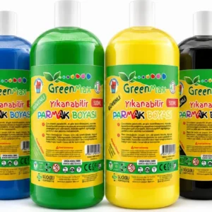GreenMax Yıkanabilir Parmak Boyası 6x500 ml