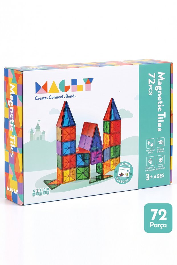 Magly 72 Parça Manyetik Yapı Blokları