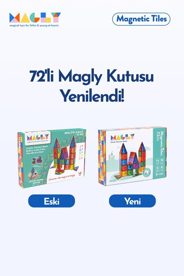 Magly 72 Parça Manyetik Yapı Blokları
