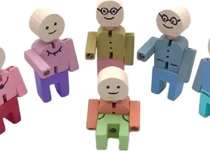Mini Ahşap İnsan Figürü
