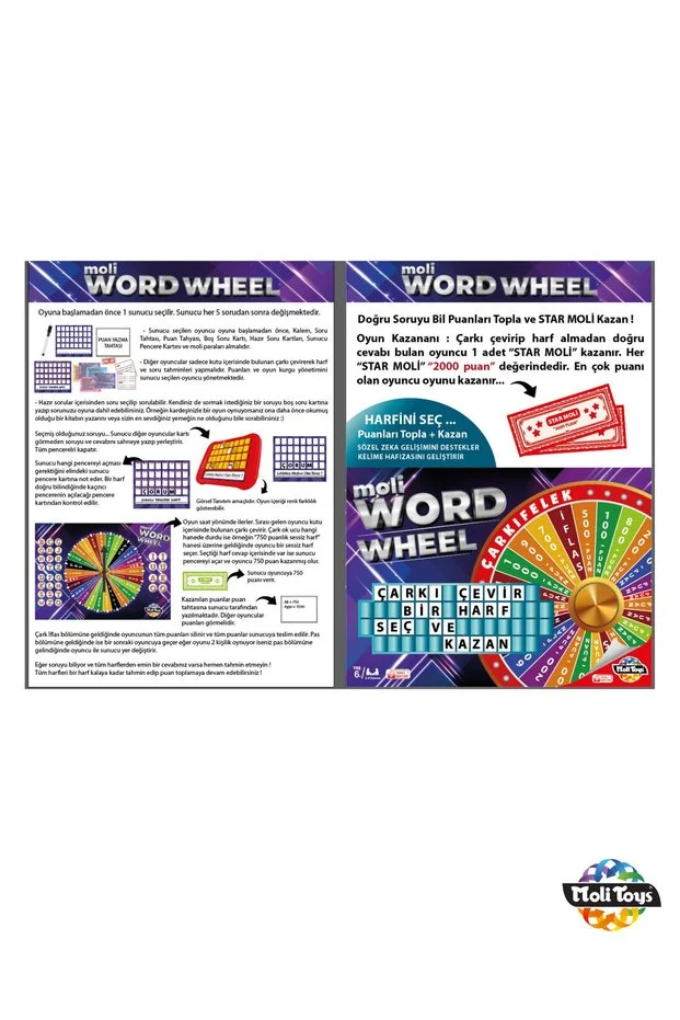 Moli Toys Çarkıfelek – Word Wheel – görsel 3