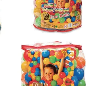 Pilsan Oyun ve Havuz Topları 9 cm 100 Parça
