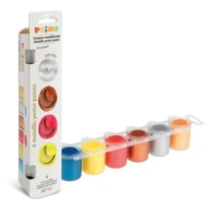 Primo Metalik Poster Boya 6 Renk × 25 ml – görsel 1