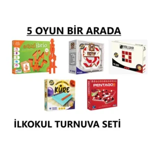 Tazof İlkokul Turnuva Seti – 5 Oyun – görsel 1