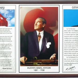 Üçlü Milli Levha — Ahşap Çerçeve